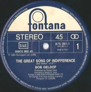 The Great Song Of Indifference