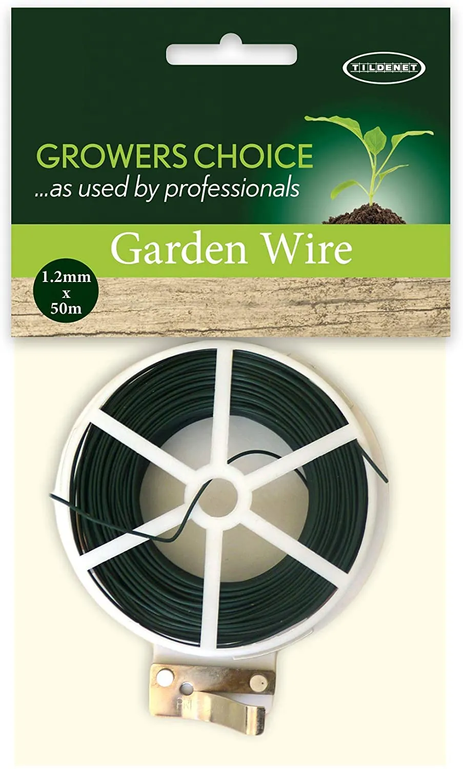 Tildenet Plastic Coated Garden Wire 1.2mm x 50m