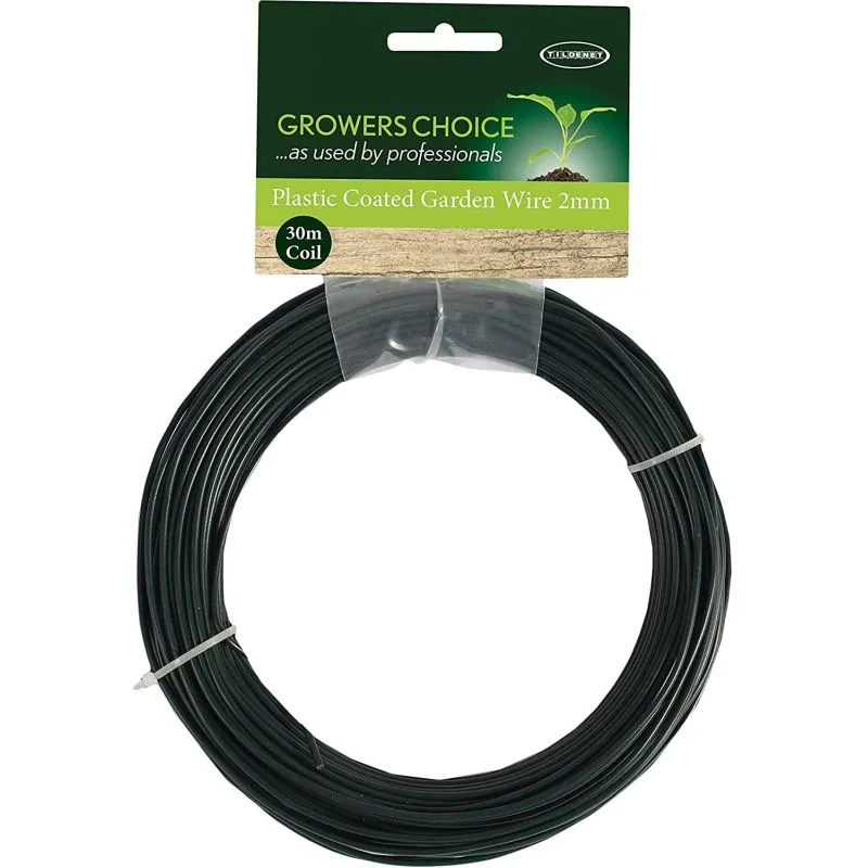 Tildenet Tying Wire Coil Green Plastic 2mm x 30m