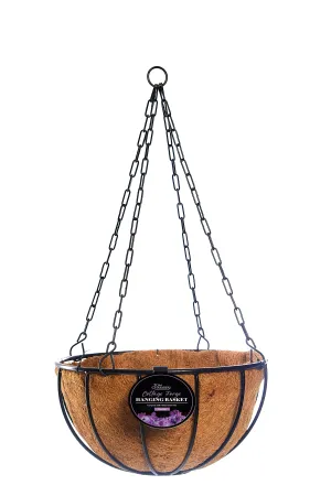 Tom Chambers Cottage Forged Hanging Basket with Liner