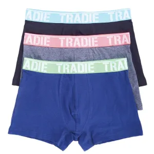 Tradie Mens, Burst Trunks, Large, 3pk