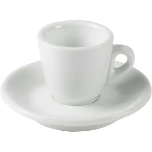 Tramontina Porcelain Espresso Cup with Saucer 95ml 6pc