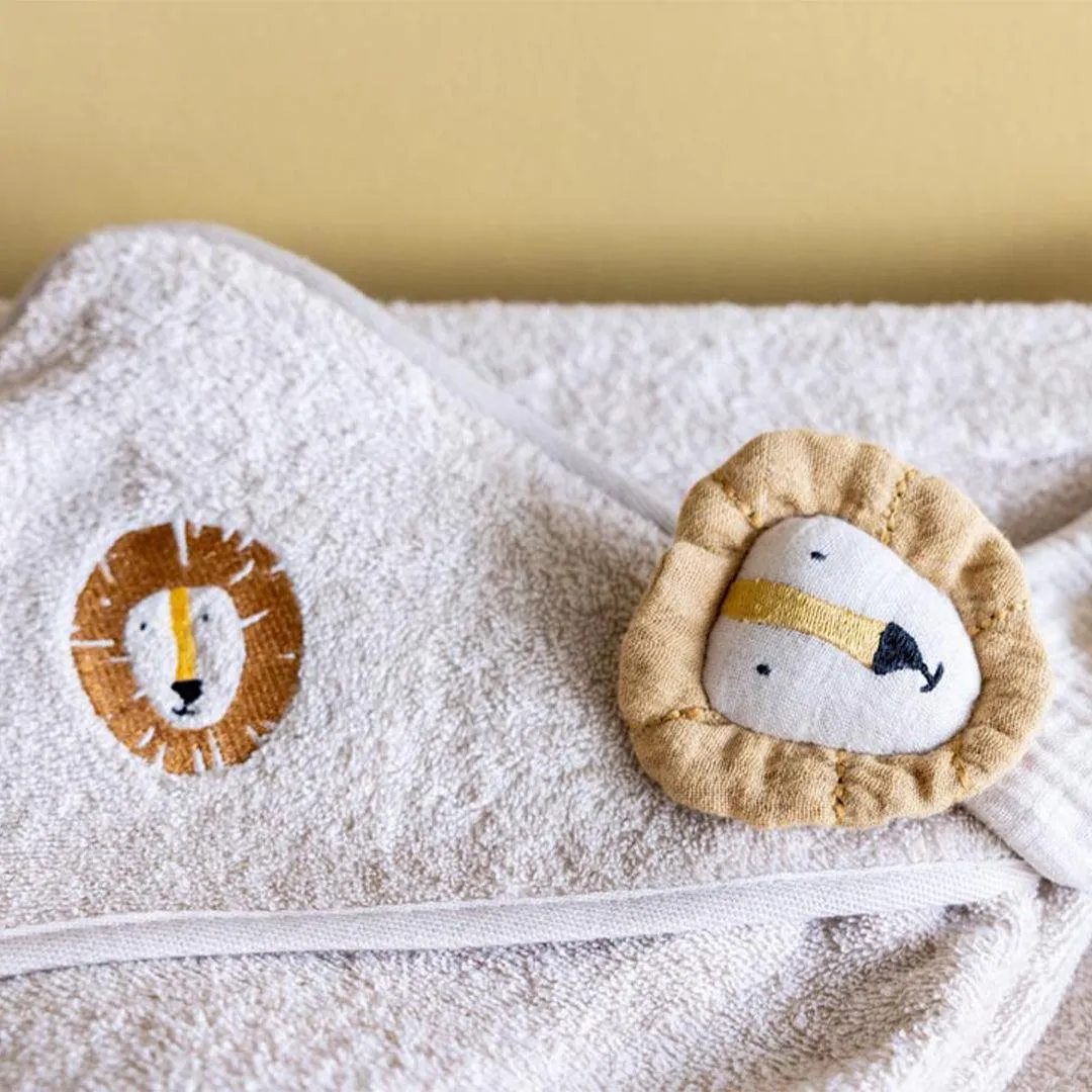 Trixie Hooded Towel - Aura Lion