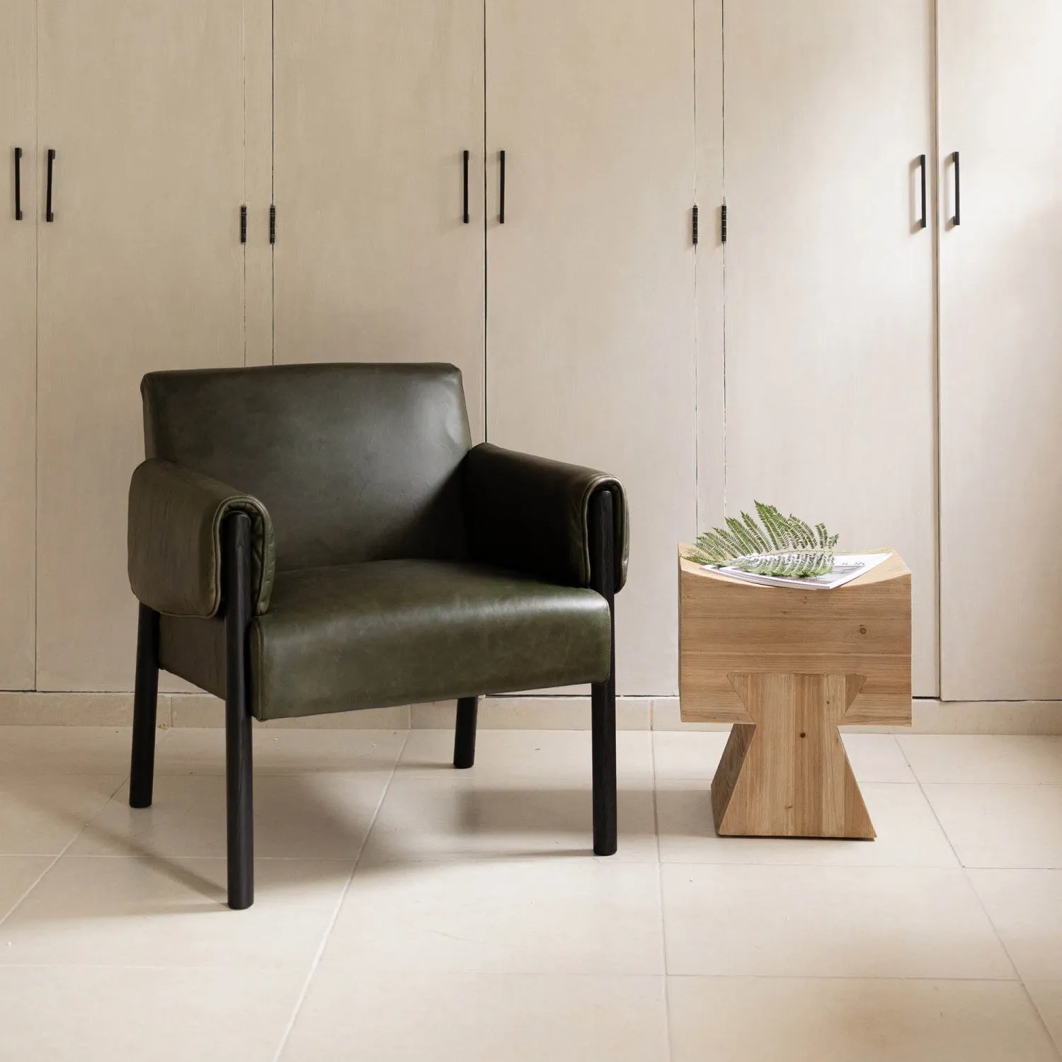 Vaudel Stool - Brown