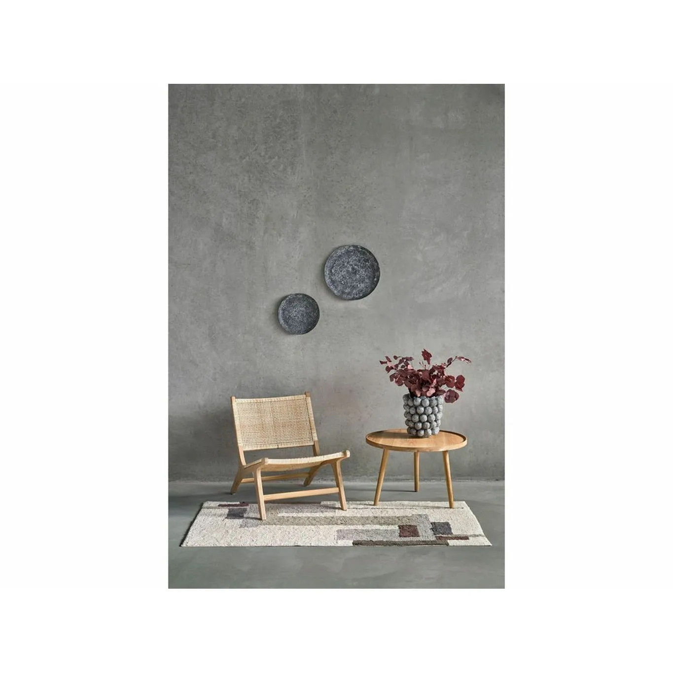 Villa Collection Carpet 200x300 Cm, Grey/Offwhite