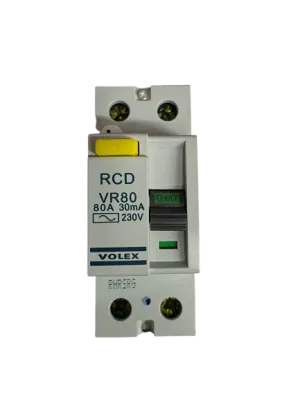 Volex RCD 80 Amp 30mA Double Pole 80A RCCB Protector Trip VR80