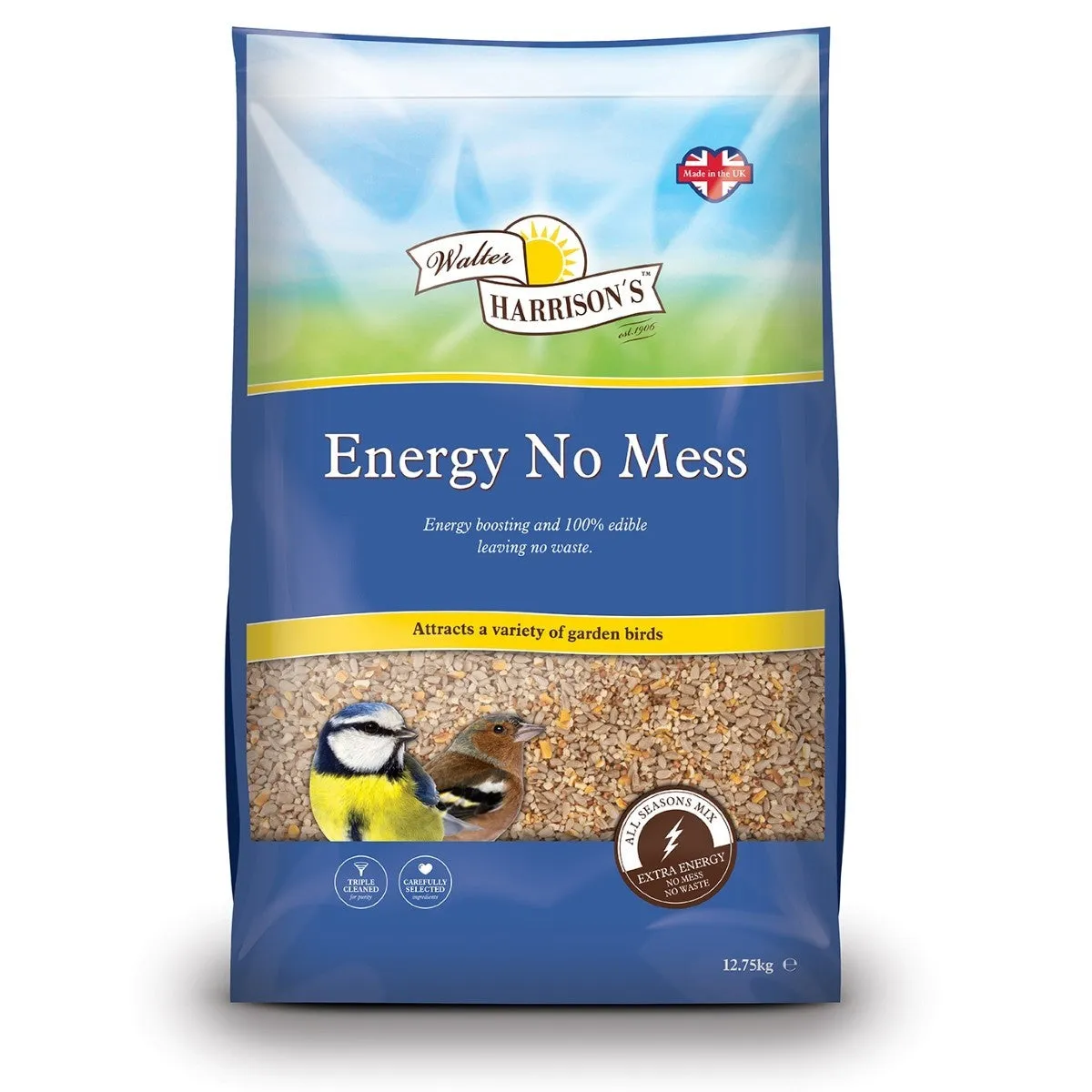 Walter Harrison's Energy No Mess Bird Seed 12.75kg