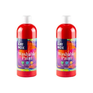 Washable Paint, Red, 400ml