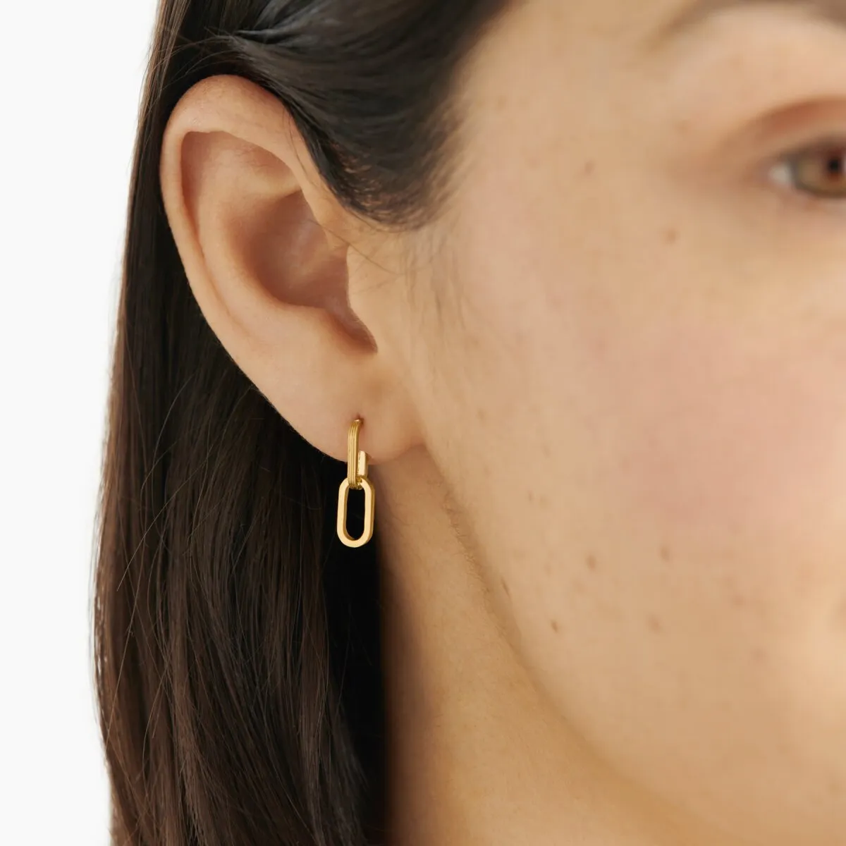 Waterproof Arabella Hoop Earrings | Gold Plated