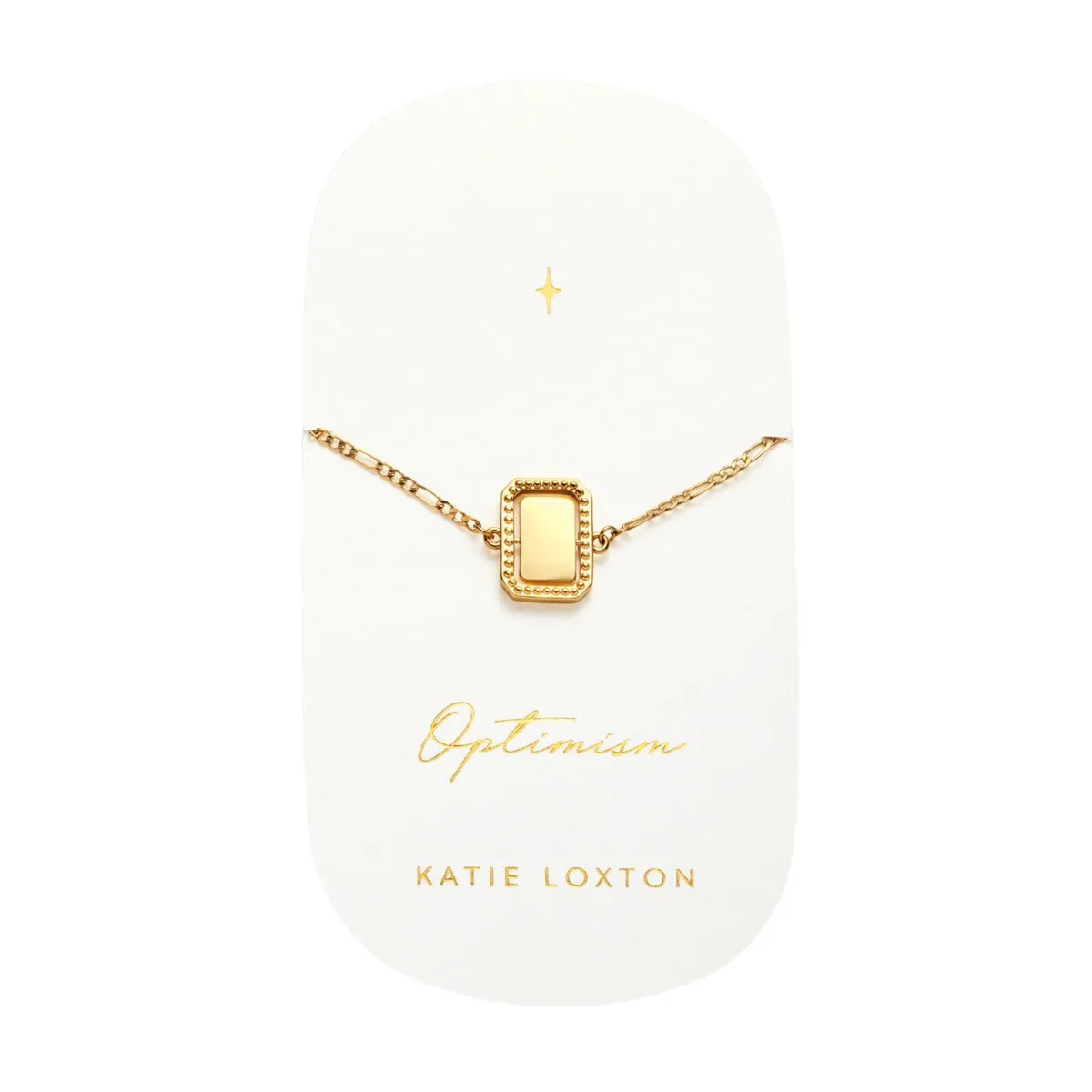 Waterproof 'Optimism' Spinning Amulet Bracelet | Gold Plated