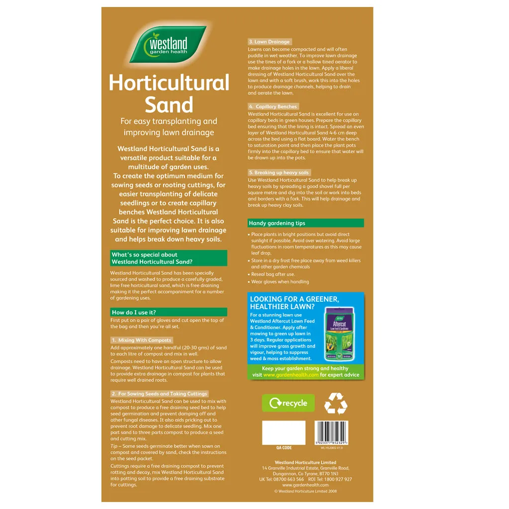 Westland Horticultural Sand 20kg