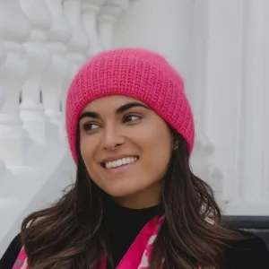 Winter Beanie Hat | French Pink