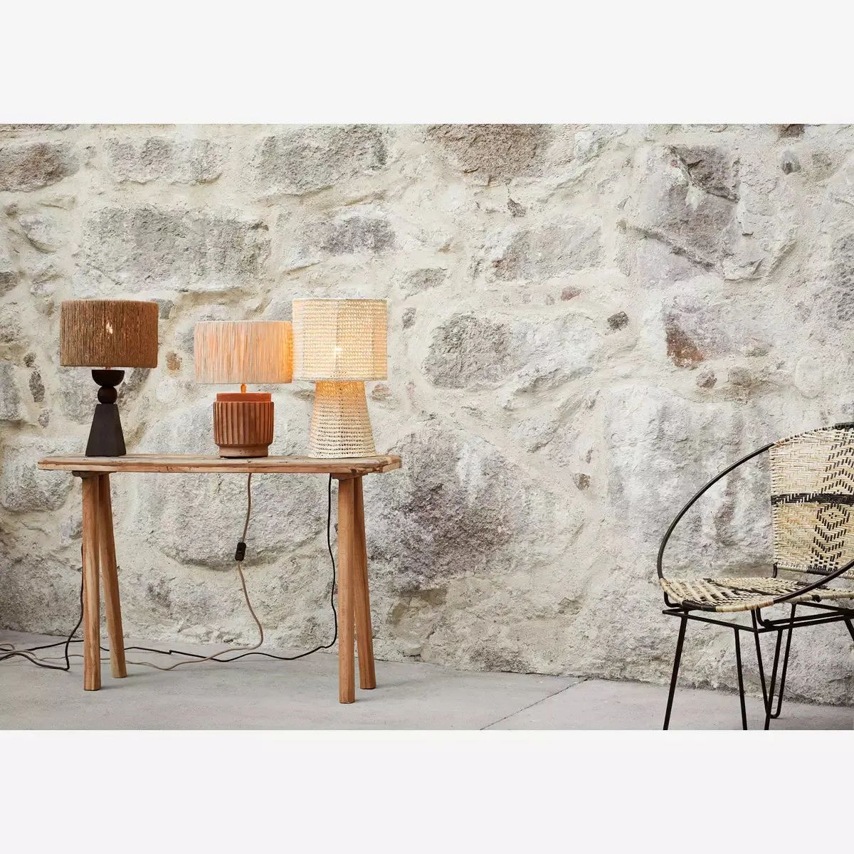 Wooden Table Lamp