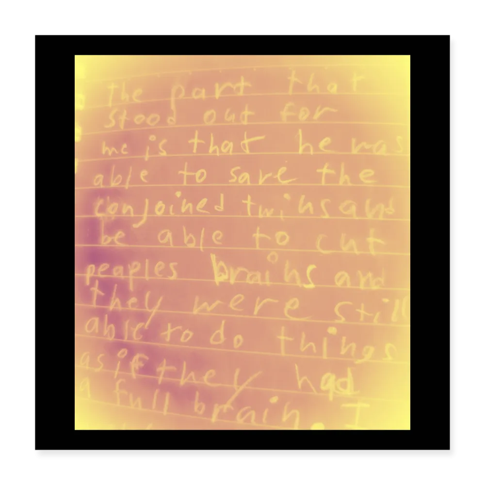 WORDS Poster 16x16