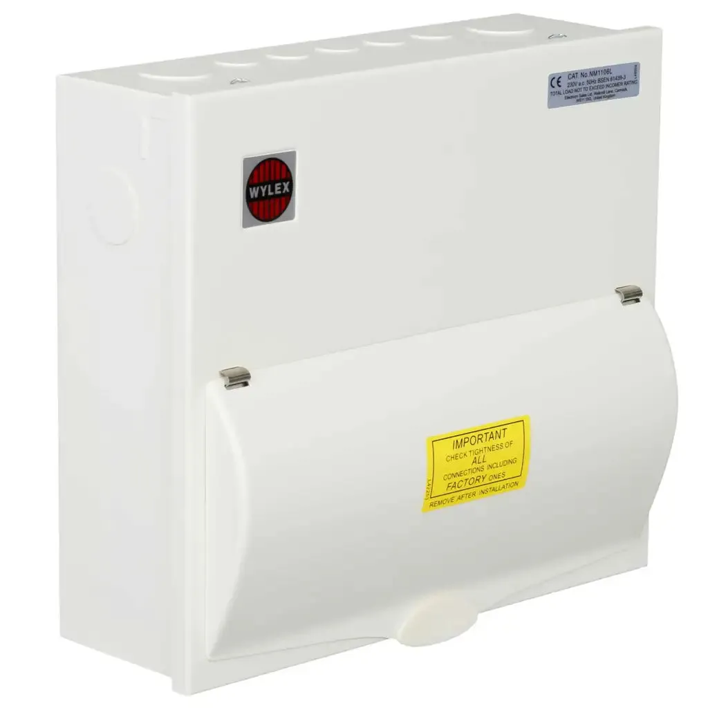 Wylex Metal 11 Way Consumer Unit 100A C/W/ SPD
