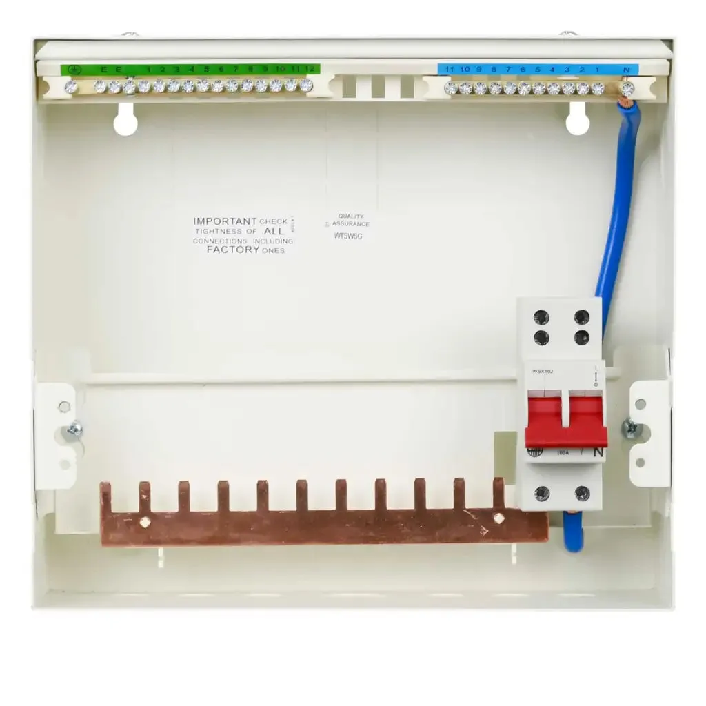 Wylex Metal 11 Way Consumer Unit 100A C/W/ SPD