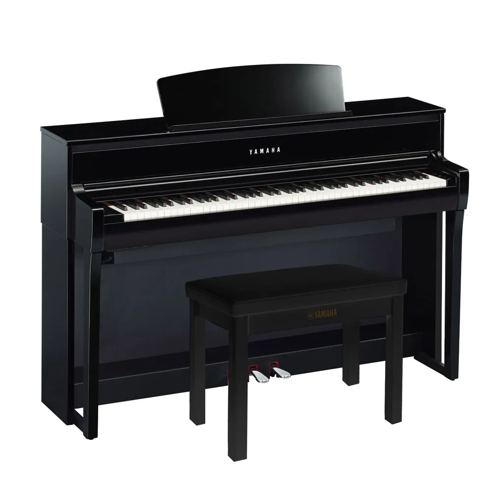 Yamaha - Clavinova 775 Digital Piano with Bench - Polished Ebony
