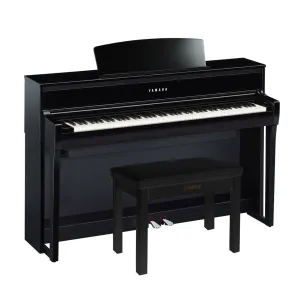 Yamaha - Clavinova 775 Digital Piano with Bench - Polished Ebony