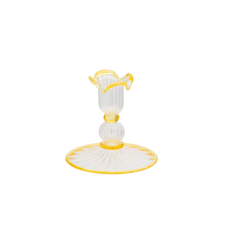 Yellow Jane Candle Holder