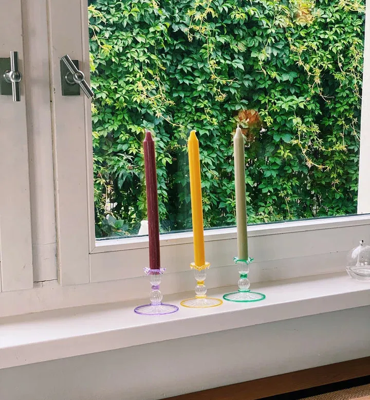 Yellow Jane Candle Holder
