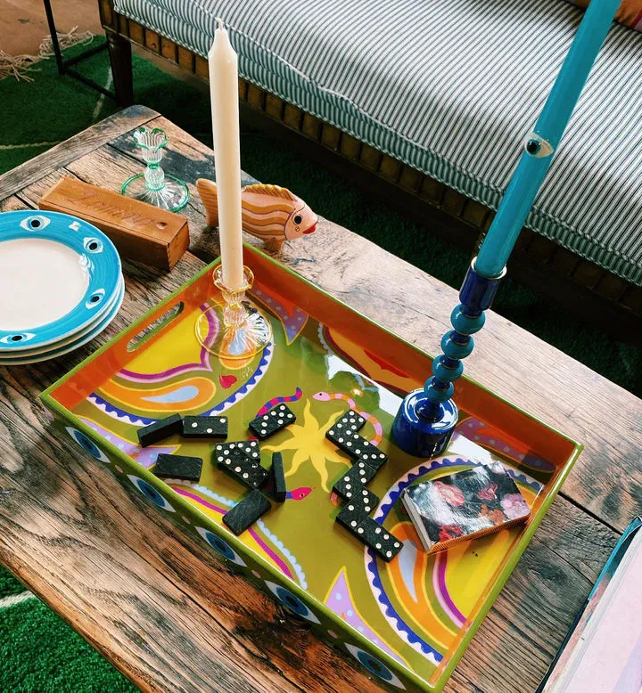 Yellow Jane Candle Holder