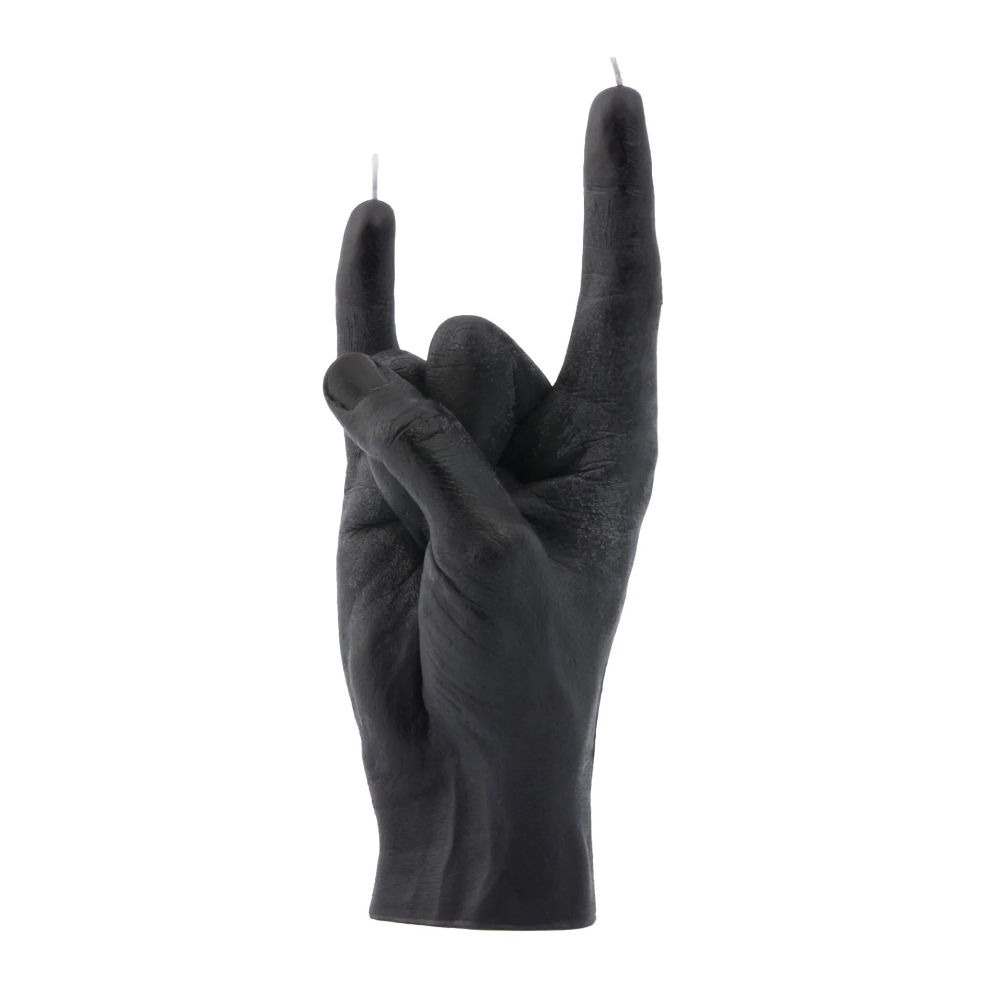 You Rock Hand Gesture Candle | Black