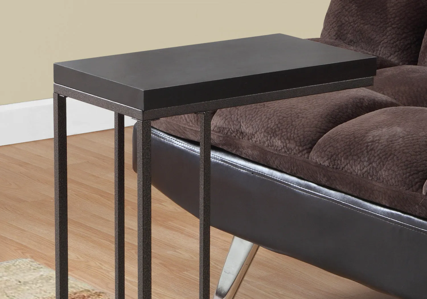 Zivo Side Table - Espresso/Bronze