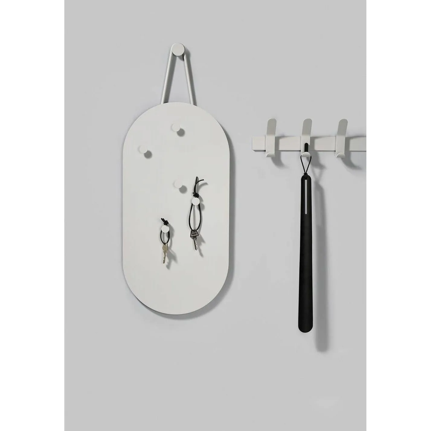 Zone Denmark A Rack Wall Wardrobe, Light Grey